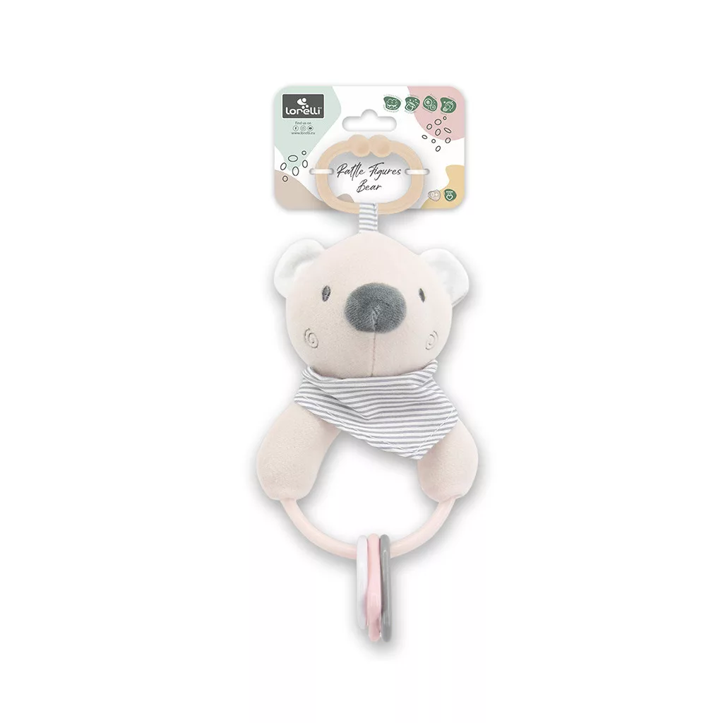 Lorelli Toys csörgő formák - Bézs Maci