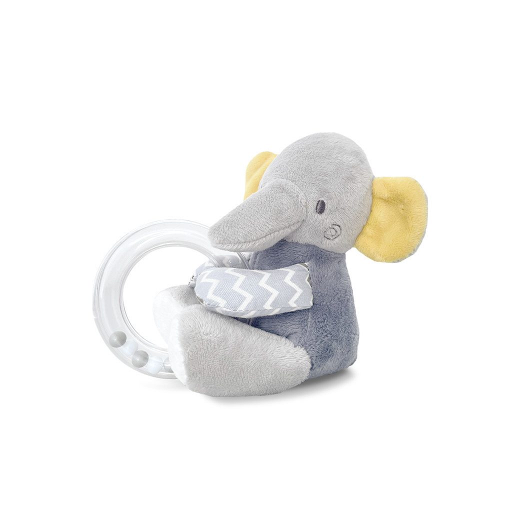Lorelli Toys Plüss gyűrűs játék - Szürke Elefánt
