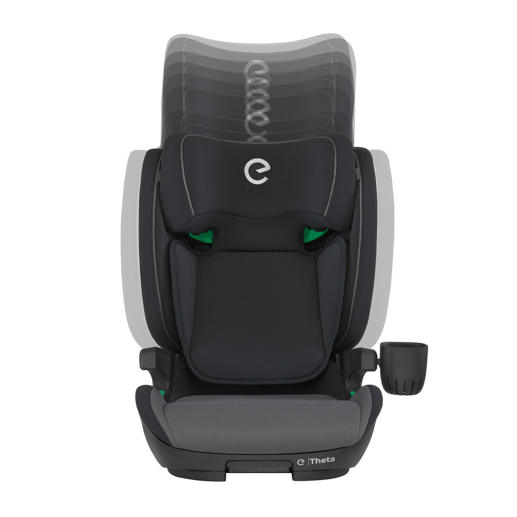 Espiro Theta gyerekülés 100-150cm - 117 Graphite