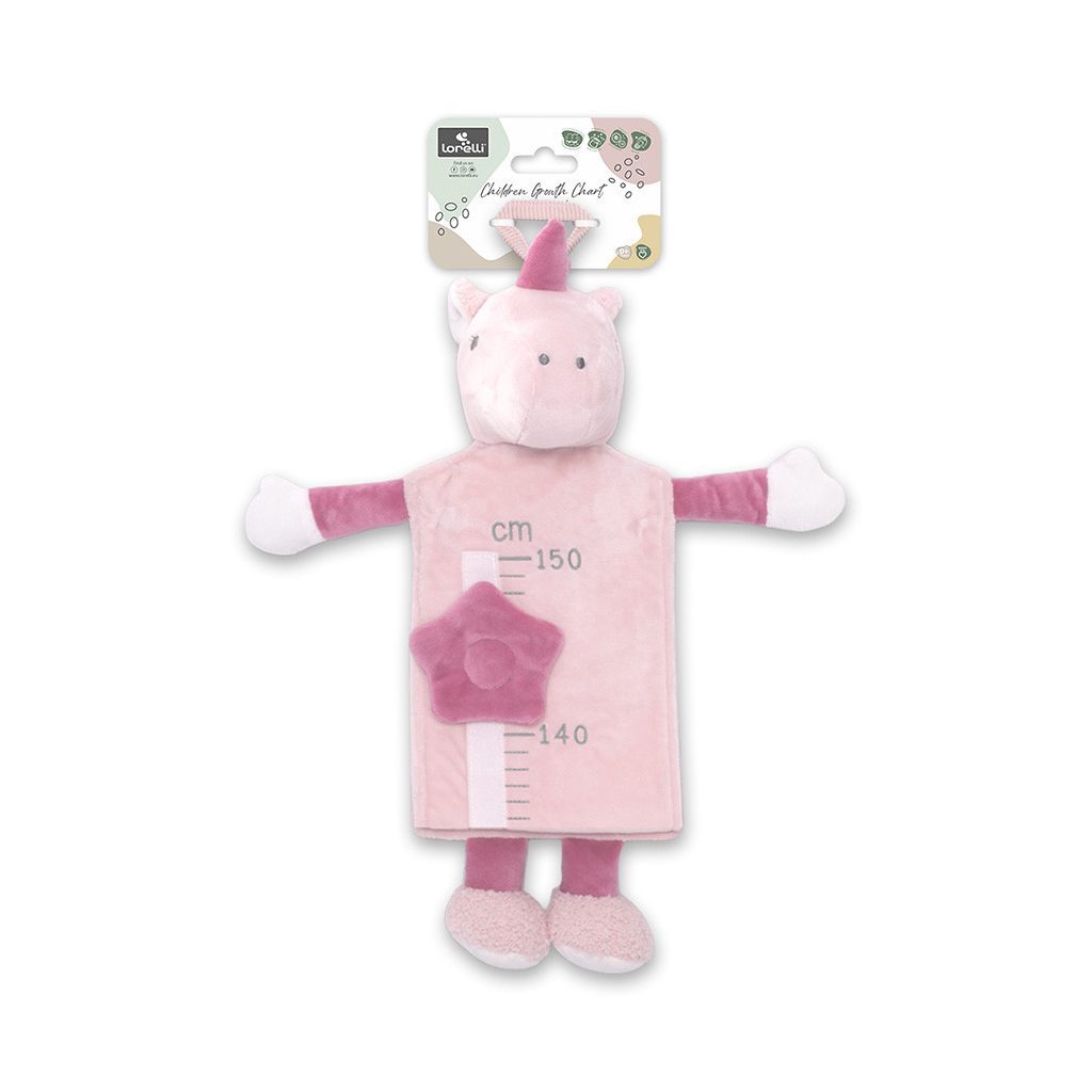 Lorelli Toys Magasságmérő Plüss - Unicorn Pink