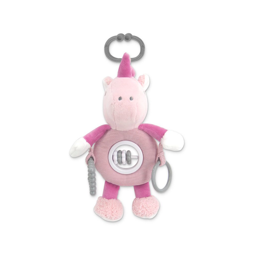 Lorelli Toys plüss csörgőjáték - Pink Unikornis