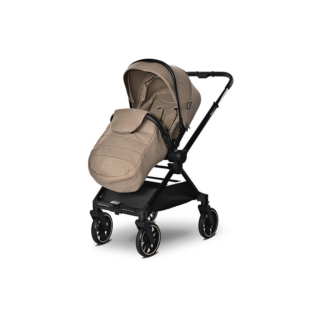 Lorelli Reya 3az1-ben multifunkciós babakocsi átfordítható tolókarral + Joy autóshordozó - Brown