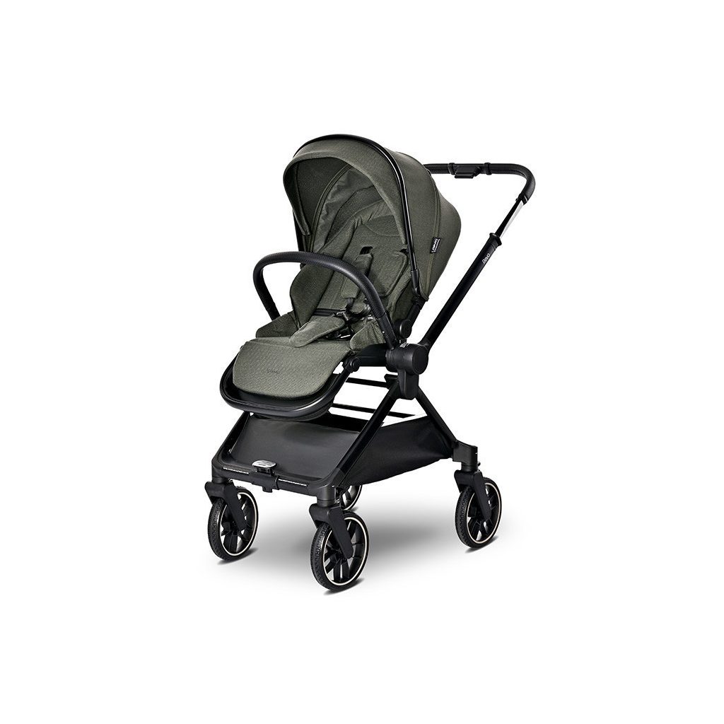 Lorelli Reya 3az1-ben multifunkciós babakocsi átfordítható tolókarral + Joy autóshordozó - Green