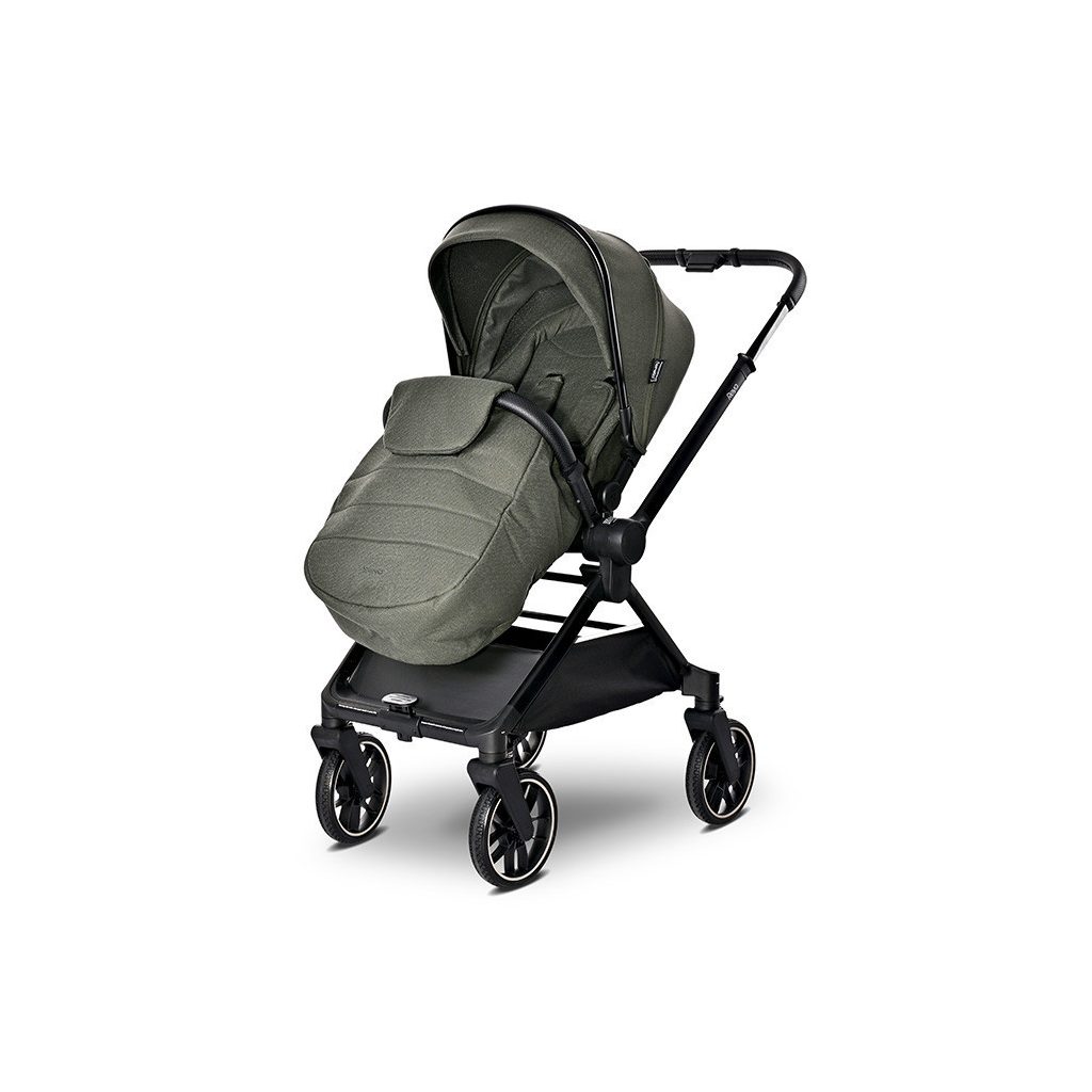 Lorelli Reya 3az1-ben multifunkciós babakocsi átfordítható tolókarral + Joy autóshordozó - Green