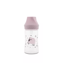   Lorelli My Friend széles nyakú cumisüveg 250ml - Mellow Rose