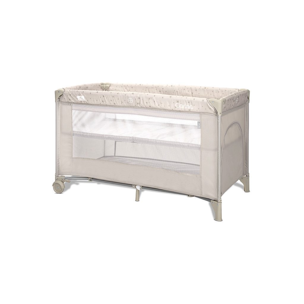 Lorelli Carina 2 multifunkciós utazóágy - Beige Stars