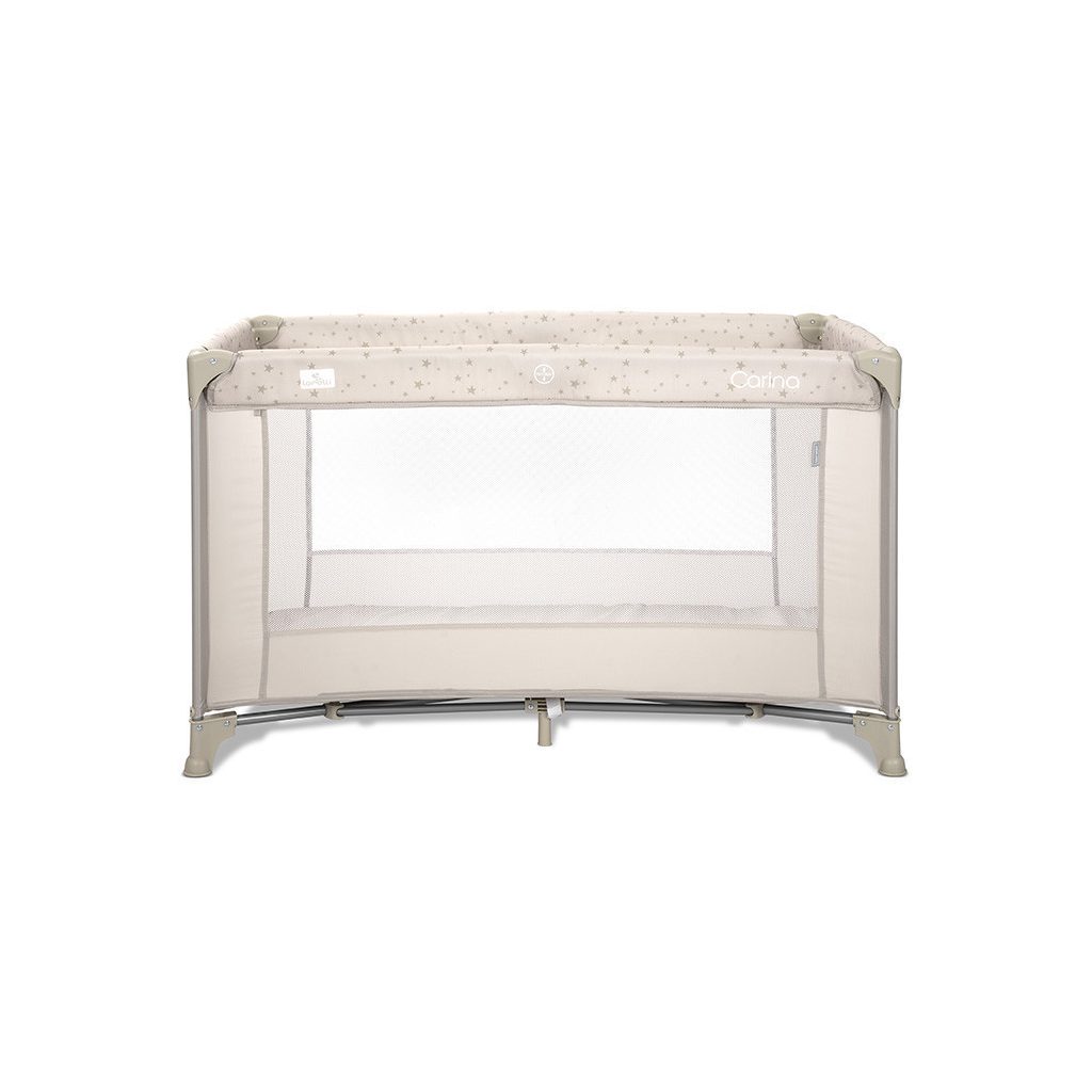 Lorelli Carina 1 fix utazóágy - Beige Stars