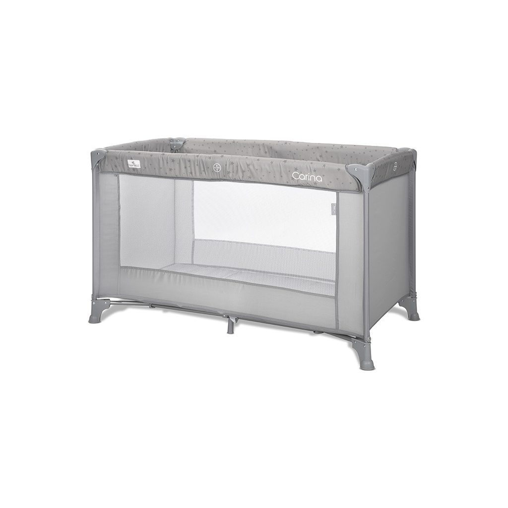 Lorelli Carina 1 fix utazóágy - Grey Stars