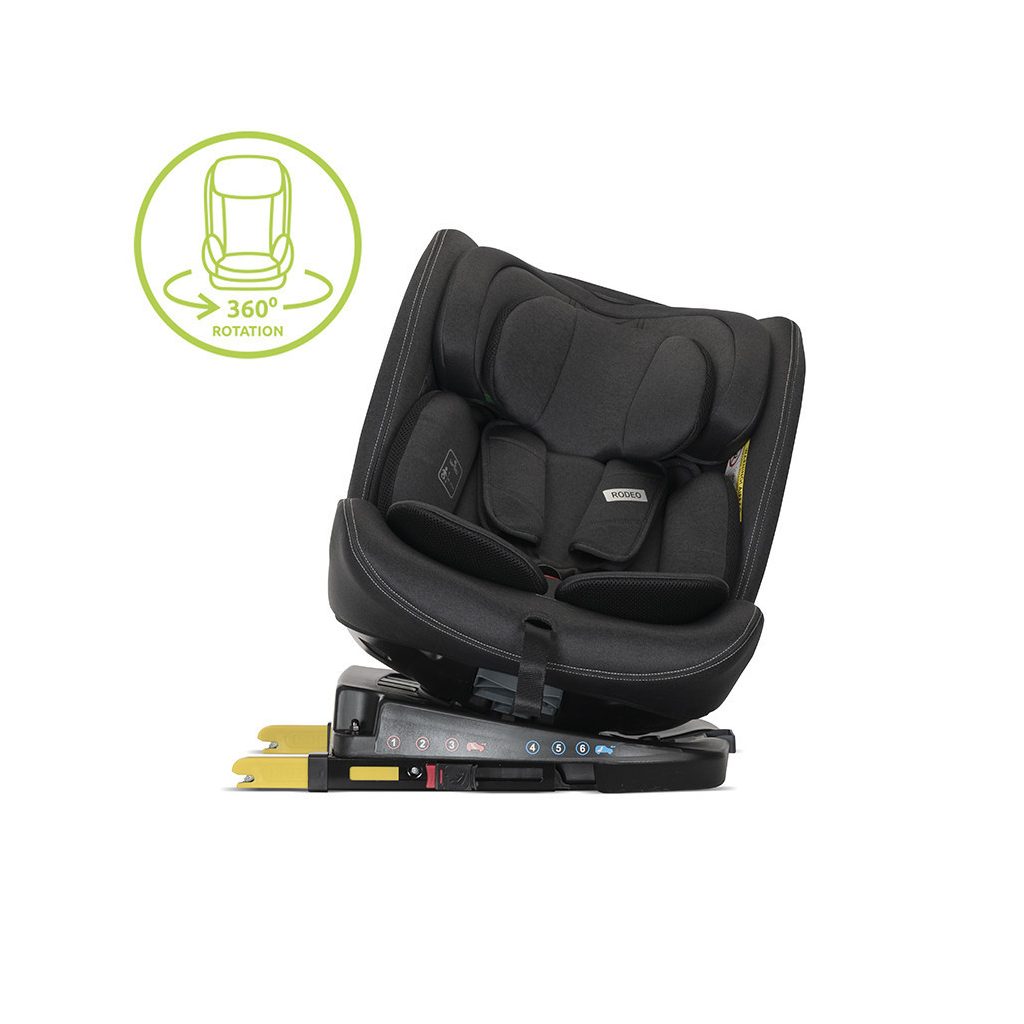 Lorelli Rodeo 360 isofix autósülés 40-150cm - Black