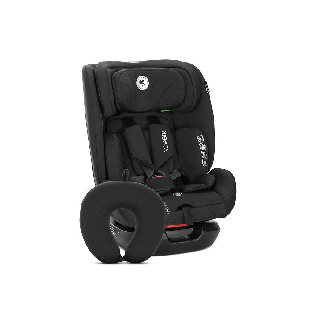 Lorelli Voyager i-Size autósülés 40-150cm + nyakpárna - Black