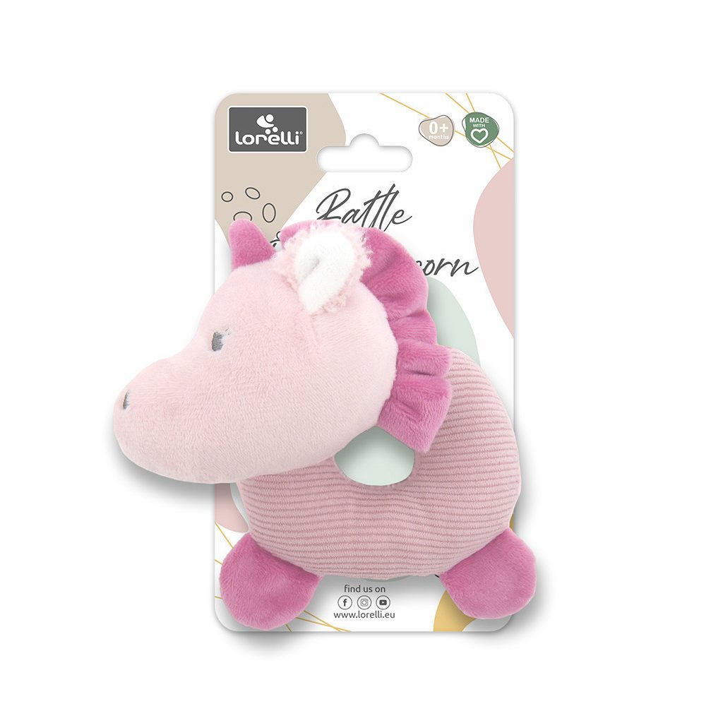 Lorelli Toys Csörgő fánk - Pink Unikornis