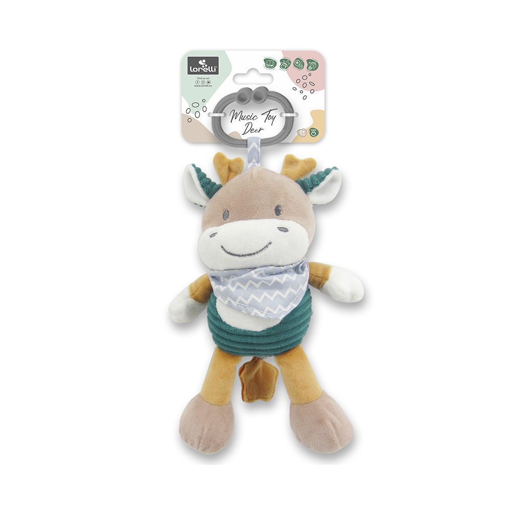 Lorelli Toys plüss zenélő játék - Kék Szarvas