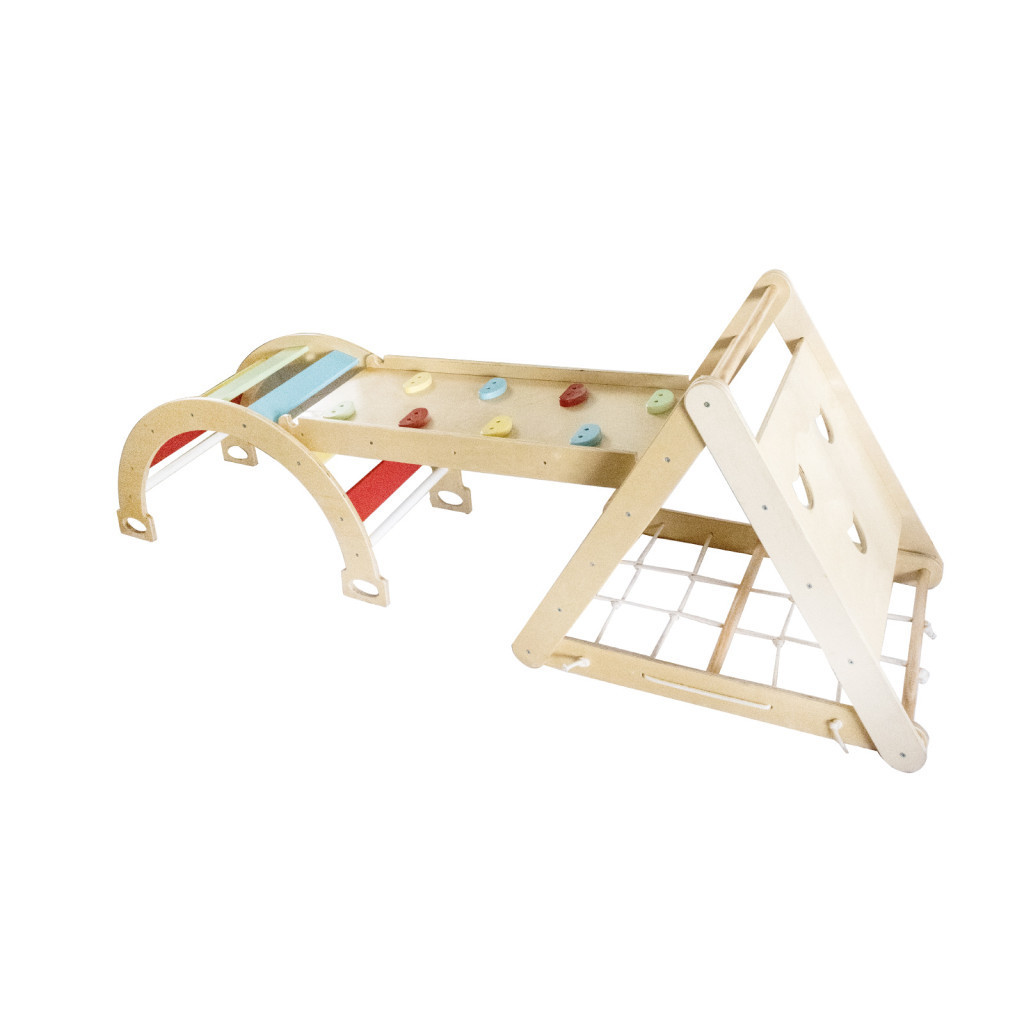 Chipolino 6 az 1-ben fa mászóka (csúszda, hinta, asztal)