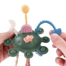 Petite&Mars Szilikon érzékszervi játék Crazy Planet Misty Green 10m+