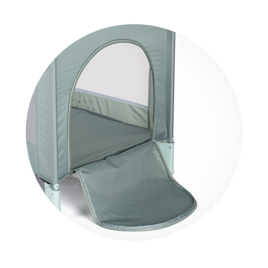 Chipolino Capri fix utazóágy - Hippo green