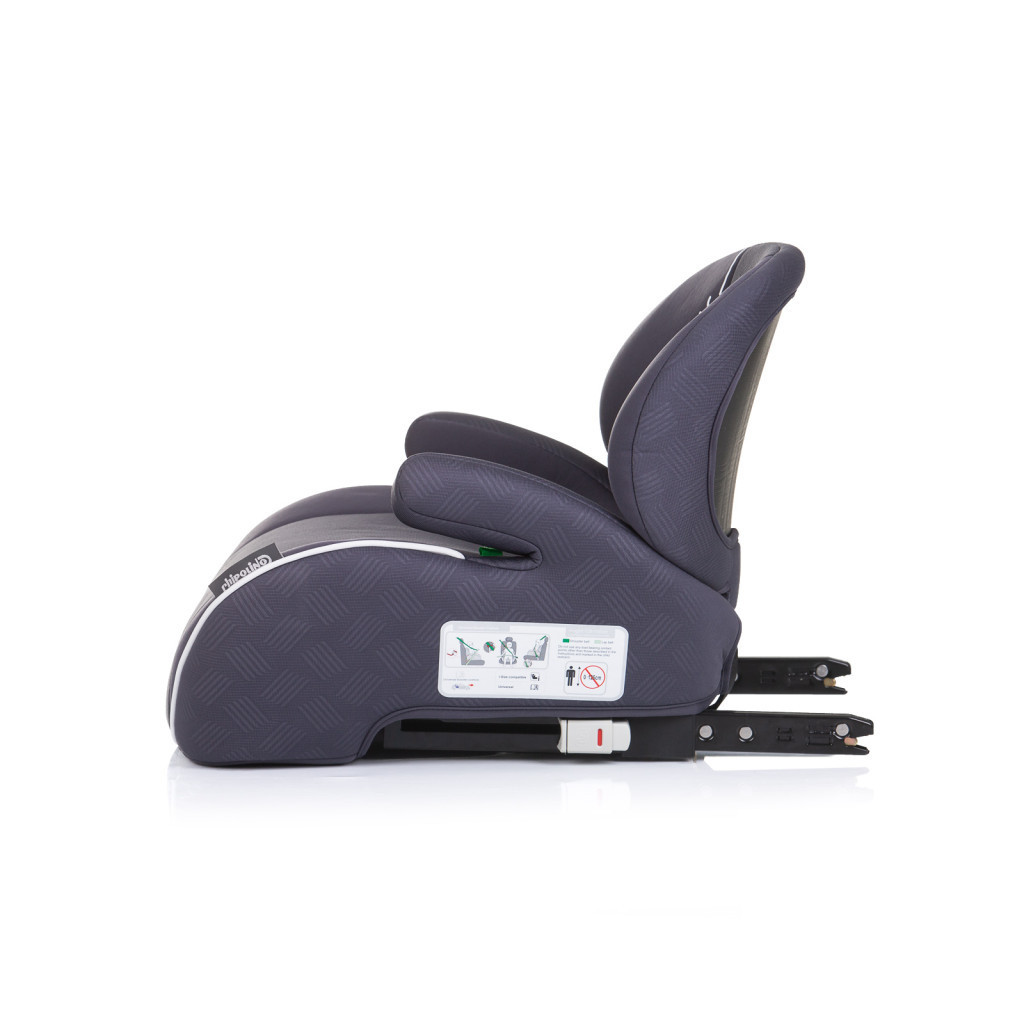 Chipolino Sonic autós ülésmagasító 125-150 cm Isofix - Anthracite