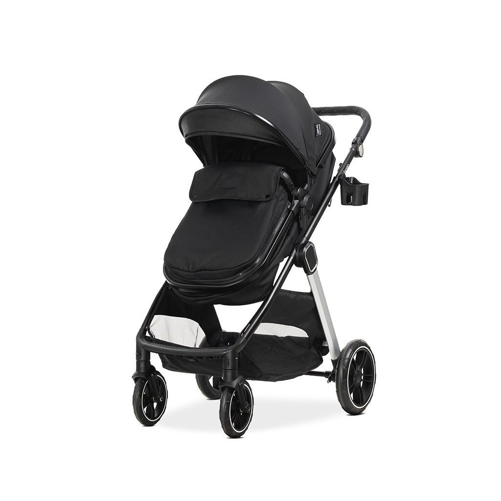 Lorelli Aspen babakocsi mózessé alakítható sport résszel - Black