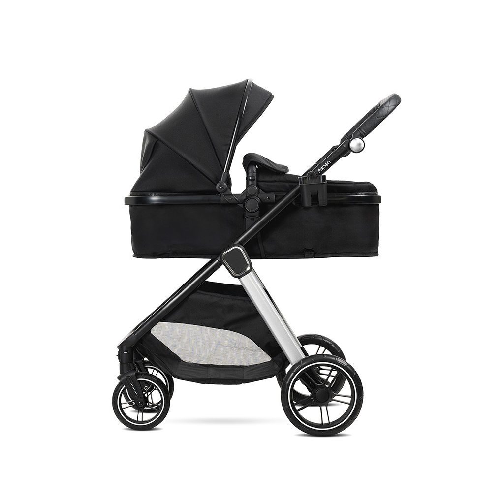 Lorelli Aspen babakocsi mózessé alakítható sport résszel - Black