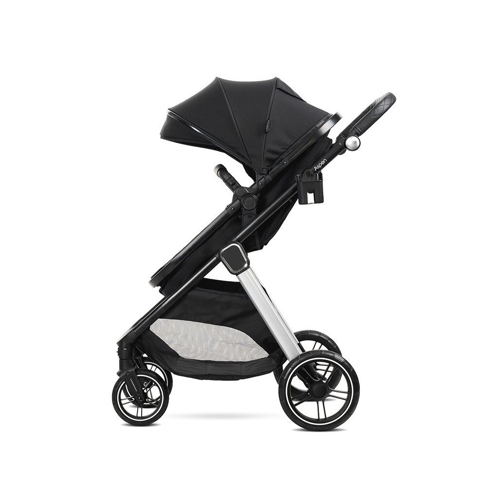 Lorelli Aspen babakocsi mózessé alakítható sport résszel - Black