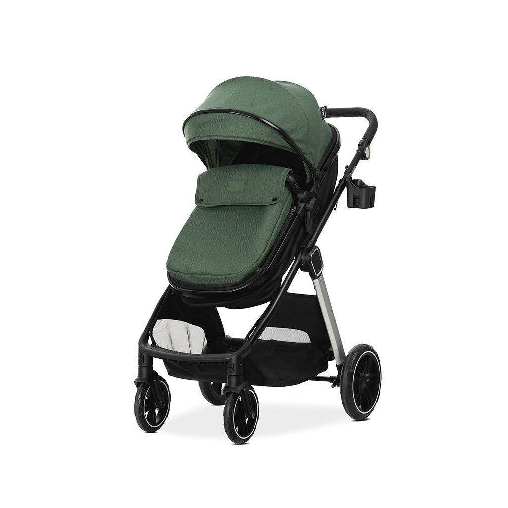 Lorelli Aspen babakocsi mózessé alakítható sport résszel - Green