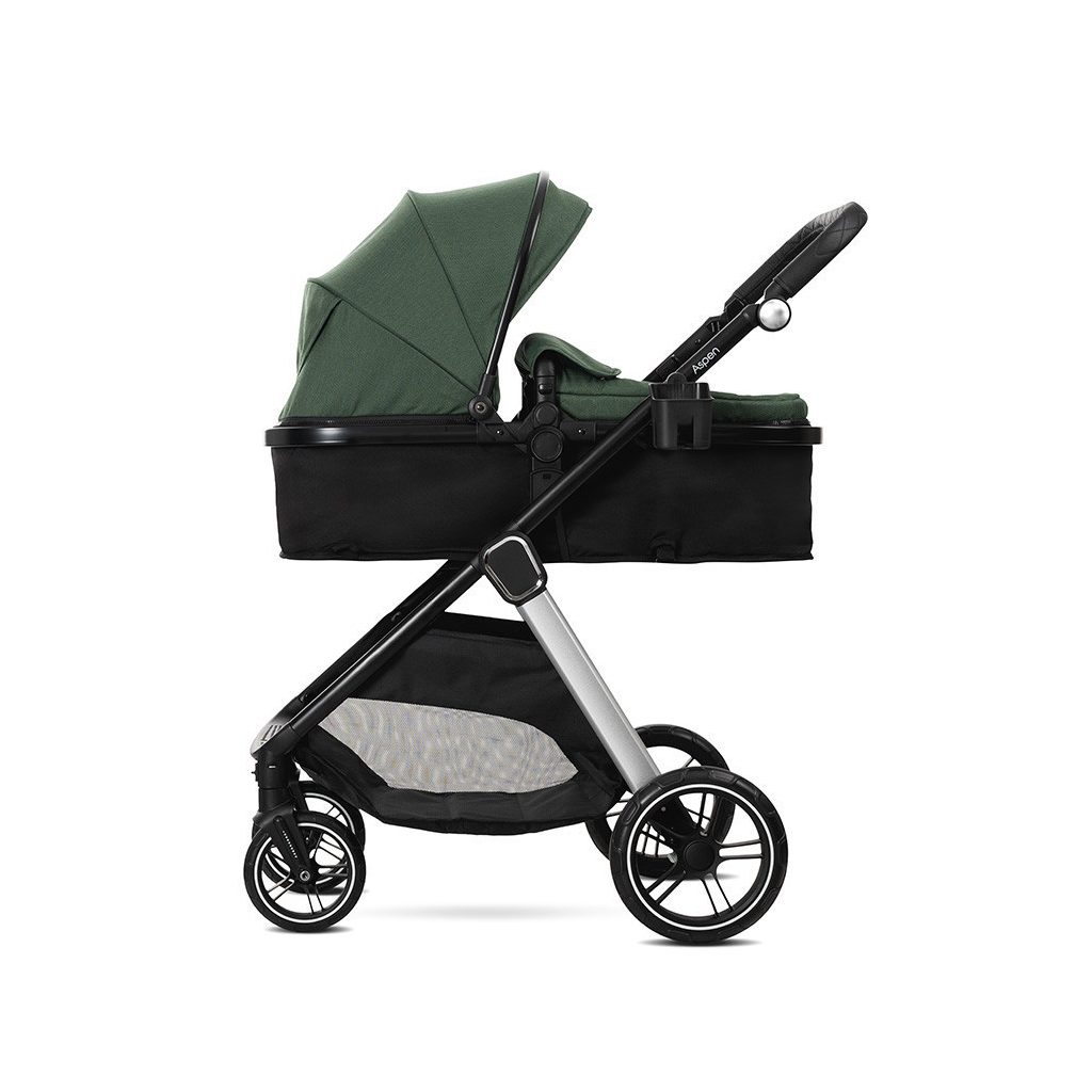 Lorelli Aspen babakocsi mózessé alakítható sport résszel - Green