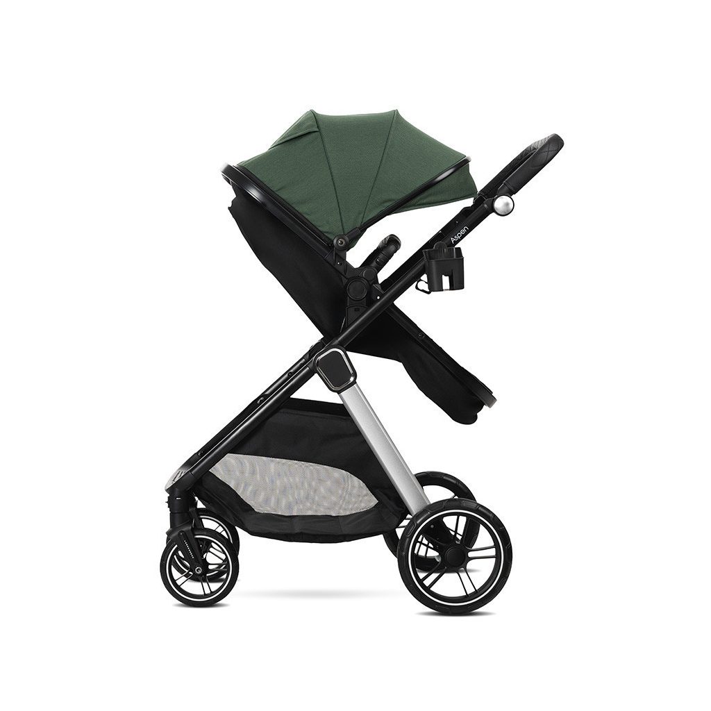 Lorelli Aspen babakocsi mózessé alakítható sport résszel - Green