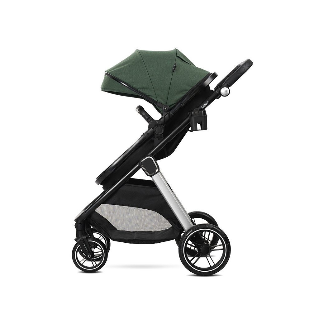 Lorelli Aspen babakocsi mózessé alakítható sport résszel - Green