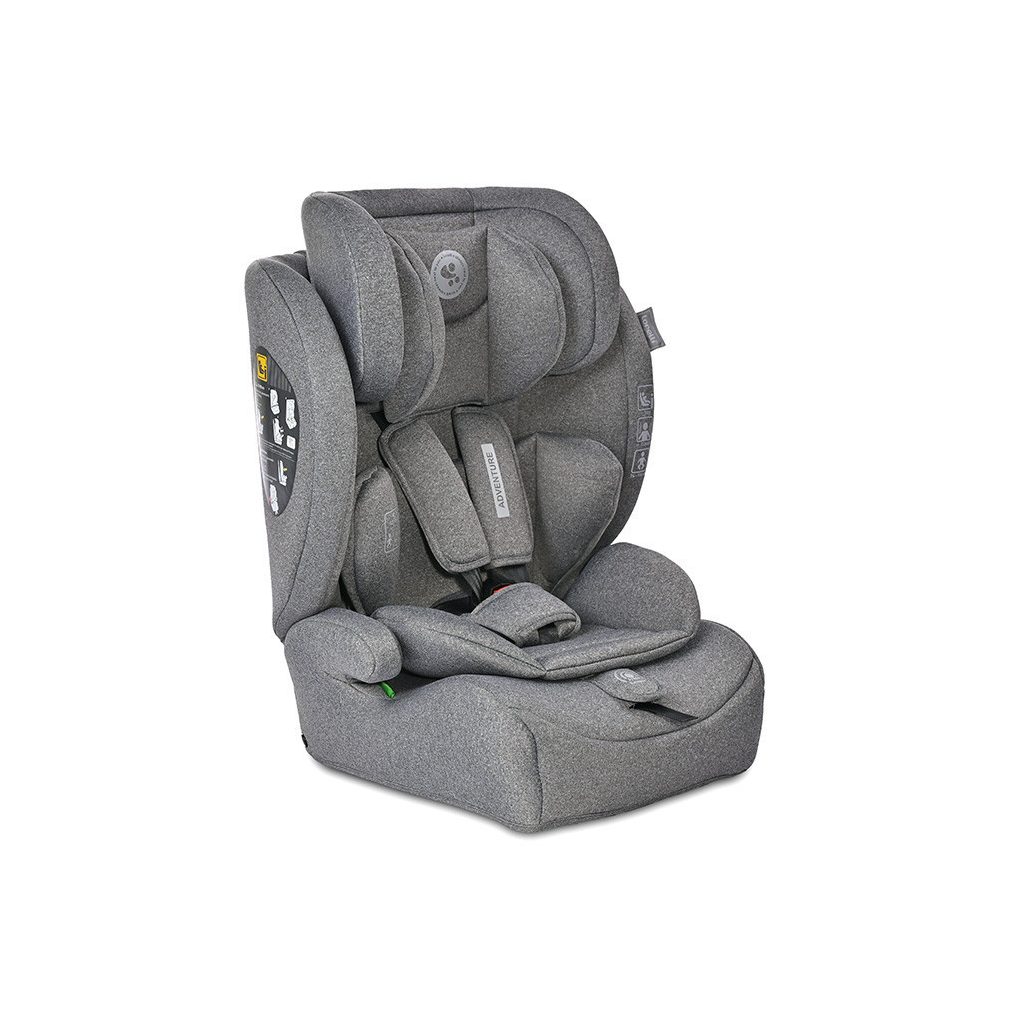 Lorelli Adventure autósülés i-Size 76-150cm - Grey (doboz nélküli)