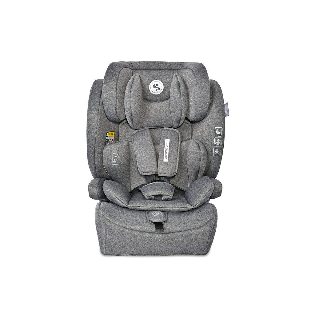 Lorelli Adventure autósülés i-Size 76-150cm - Grey (doboz nélküli)
