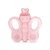 Baby Care Pillangós hűthető rágóka - Shell Pink