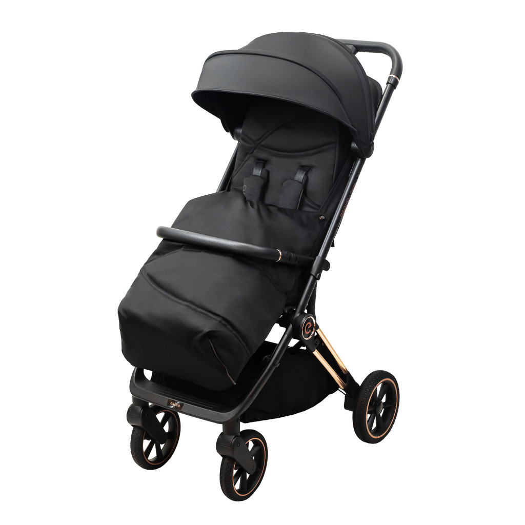 Espiro Flame sport babakocsi - 10 Timeless Black