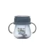 Baby Care szívószálas itató fogantyúval 250ml - Blue