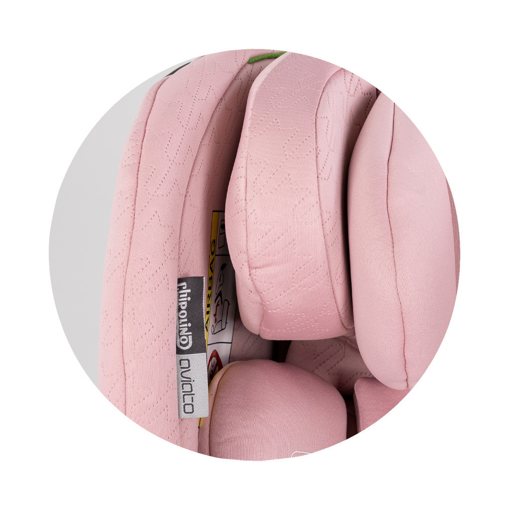Chipolino Aviato autósülés I-Size 40-150cm - Pink Marshmallow