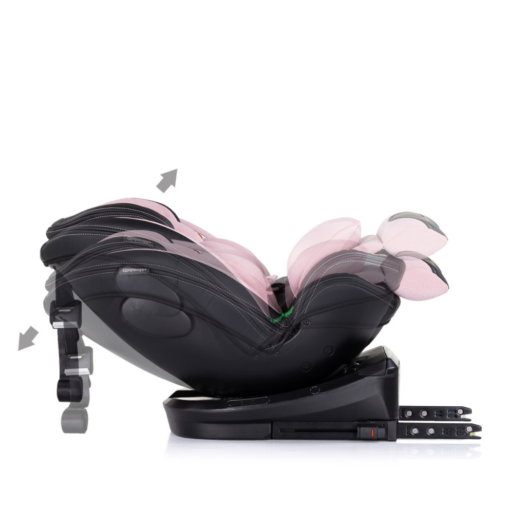 Chipolino Hypnotic autósülés I-Size 40-150cm - Pink Marshmallow