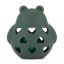 PETITE&MARS Szilikon játék csörgővel Bear Basil Misty Green 0m+