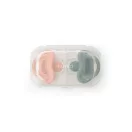 Nuvita Orthosoft Light 2db-os cumi szett 0+ - English Rose/Sage Green - 7052
