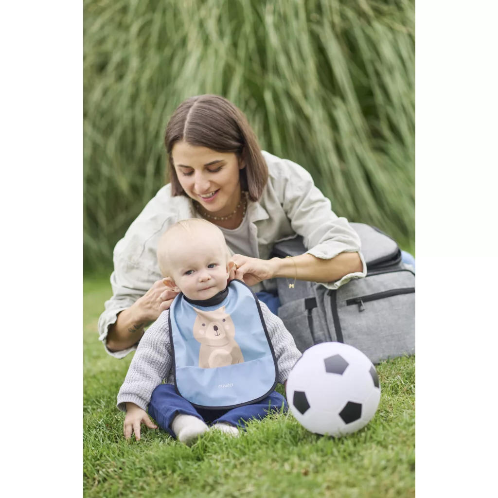 Nuvita 2db-os vízálló előke - Powder Blue/Sage Green 4371