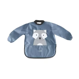 Nuvita vízálló ujjas előke - Powder Blue 4372