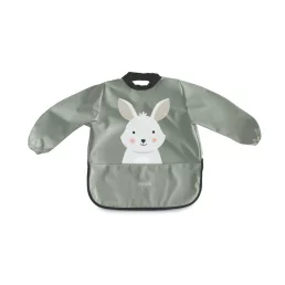 Nuvita vízálló ujjas előke - Sage Green 4372