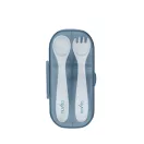 Nuvita 2Darabos kanál szett tárolóval - Powder blue - 8477