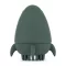 PETITE&MARS Szilikon fürdőjáték kefével Splashy Rocket Misty Green 6m+