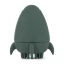 PETITE&MARS Szilikon fürdőjáték kefével Splashy Rocket Misty Green 6m+
