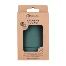 PETITE&MARS Szilikon fürdőjáték kefével Splashy Rocket Misty Green 6m+
