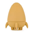 PETITE&MARS Szilikon fürdőjáték kefével Splashy Rocket Intense Ochre 6m+