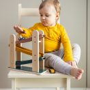 PETITE&MARS Fa játék – Versenypálya  Milky Way Wood of Mars 18hó+ Aurora Pink