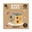PETITE&MARS Fa formaválogató játék Gravity Wood of Mars 12hó+ Aurora Pink