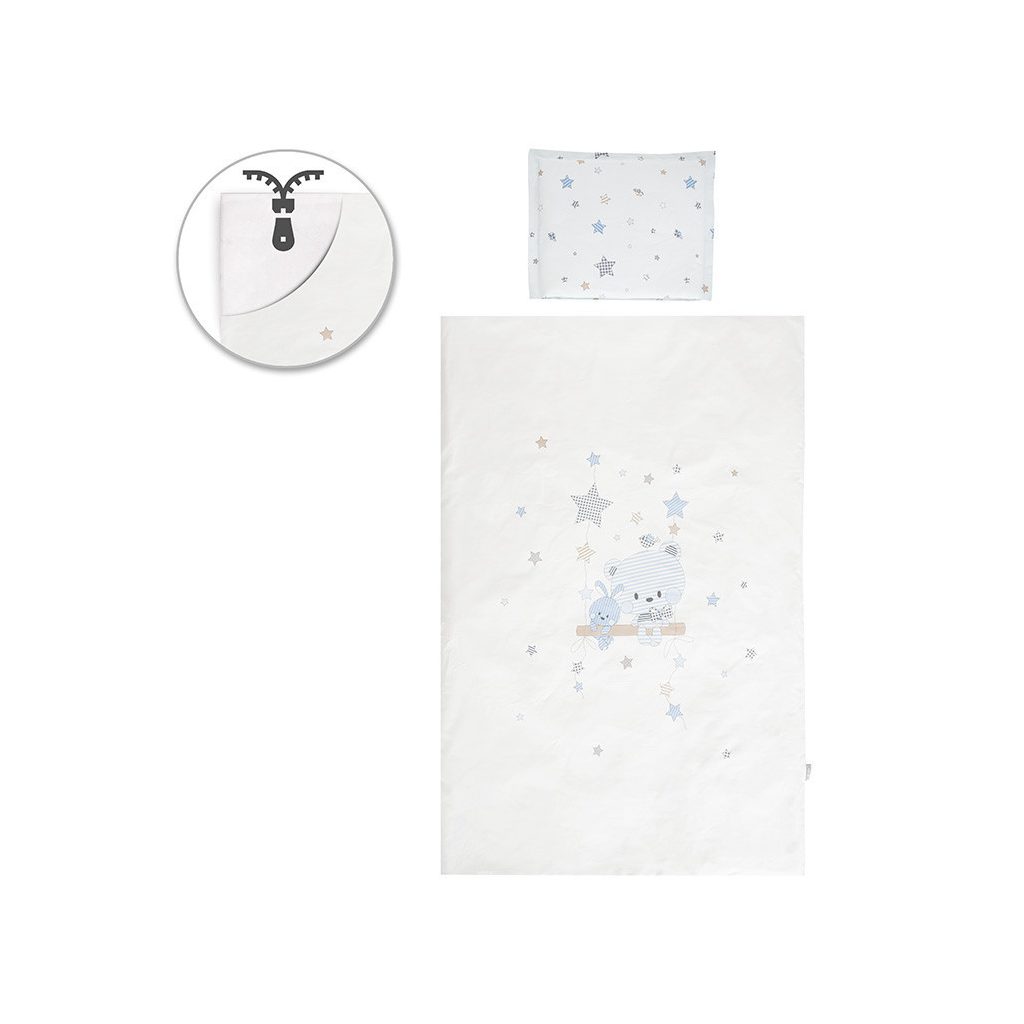 Lorelli 5 részes ágynemű garnitúra - Bear with Swing Blue