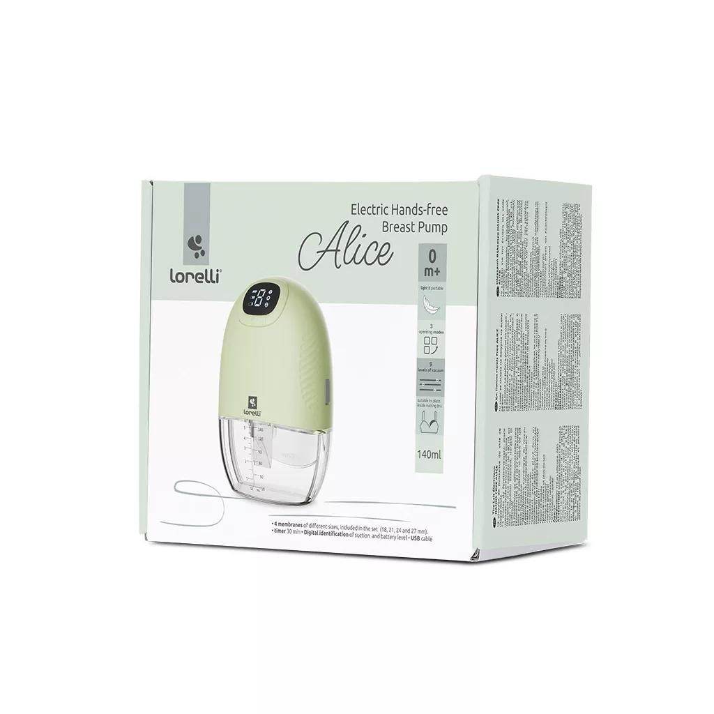 Lorelli Alice Hands Free elektromos mellszívó - Pink