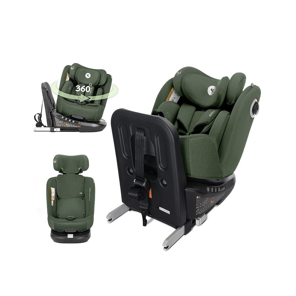 Lorelli Auriga 360 isofix autósülés 40-150cm - Green
