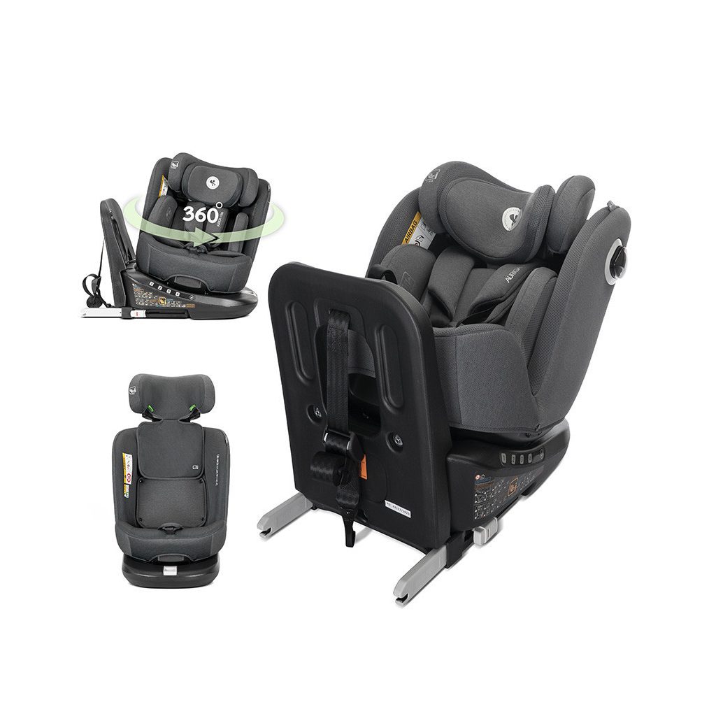 Lorelli Auriga 360 isofix autósülés 40-150cm - Grey